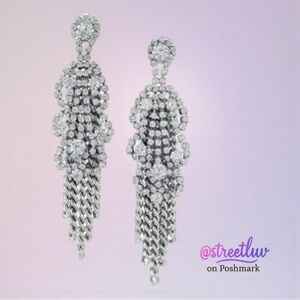 Stella & Dot Petra Fringe Chandelier Earrings